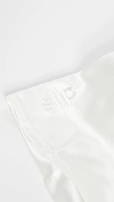 Slip White King Pillowcase In White