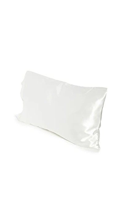 Slip White King Pillowcase In White