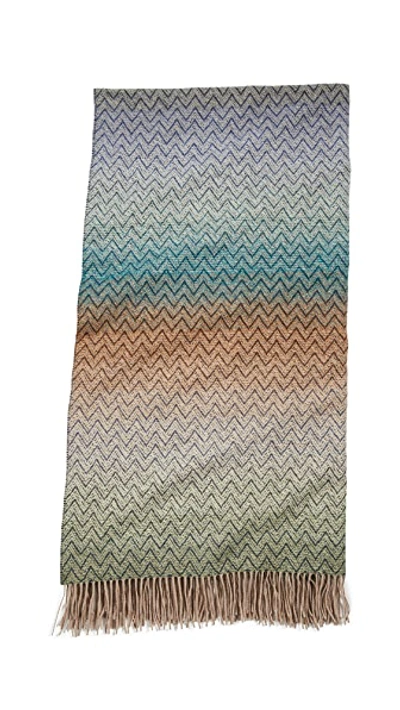 Shop Missoni Pascal Throw In Multi Blue