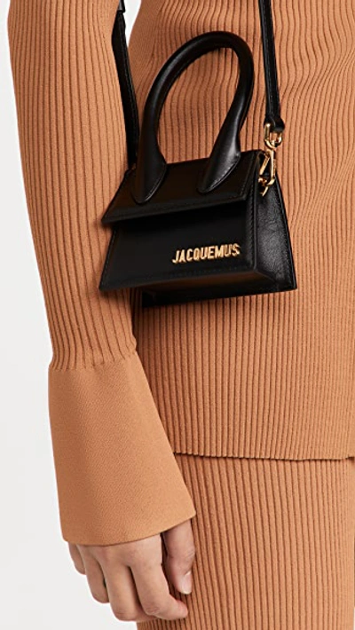 Shop Jacquemus Le Chiquito Bag Black