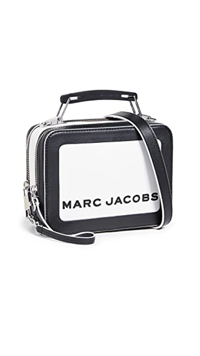 Shop Marc Jacobs The Box 20 Bag In Cotton Multi