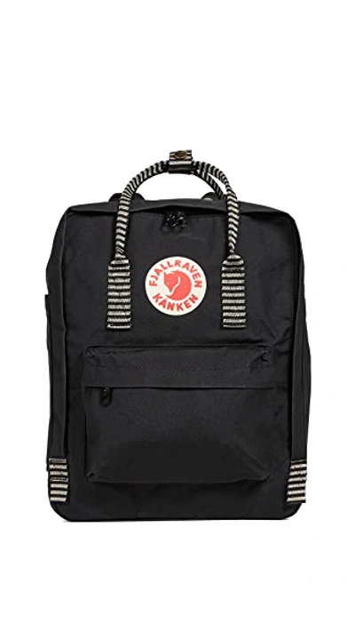 Shop Fjall Raven Kanken Backpack In Black/striped