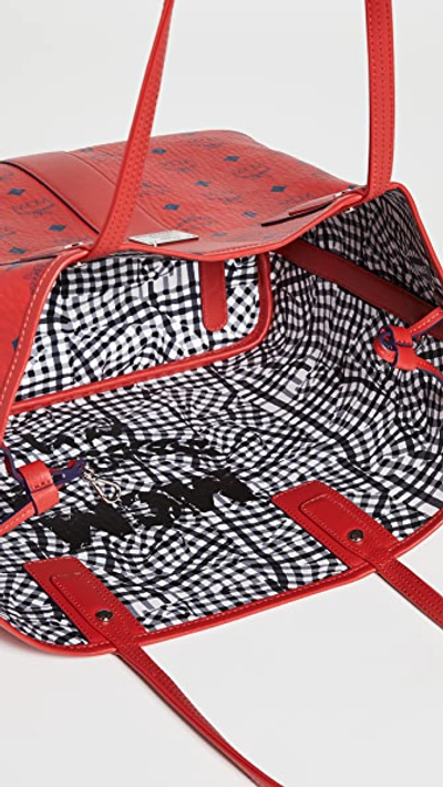 Mcm Liz Reversible Medium Visetos Tote Bag