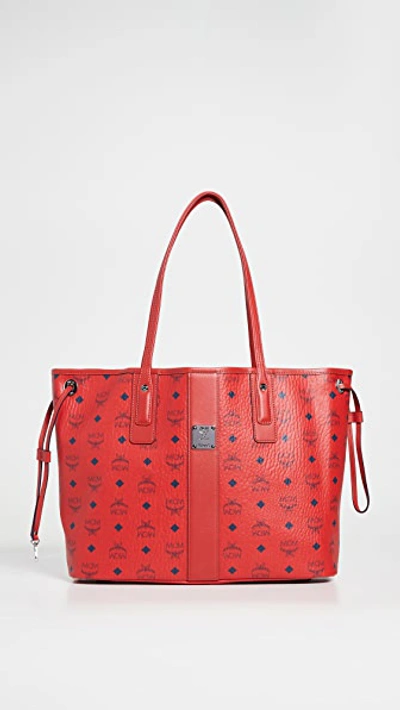 Mcm Liz Reversible Medium Visetos Tote Bag