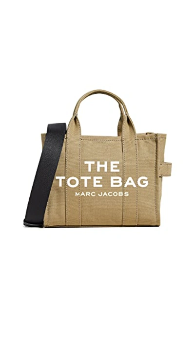 Marc Jacobs Mini Traveler Canvas Tote In Slate Green