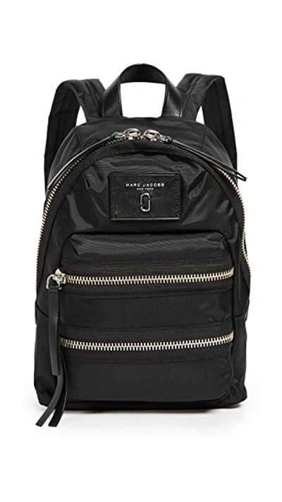 Shop Marc Jacobs Mini Nylon Biker Backpack In Black