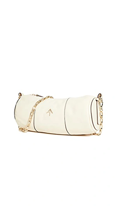 Shop Manu Atelier Cylinder Shoulder Bag Vanilla