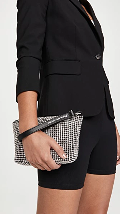 Shop Alexander Wang Heiress Soft Clutch In White