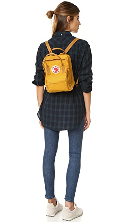 Shop Fjall Raven Kanken Mini Backpack Ochre One Size