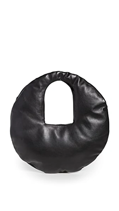 Shop Kassl Circle Medium Oil Bag In Black