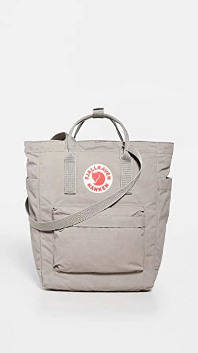 Shop Fjall Raven Kanken Totepack In Fog