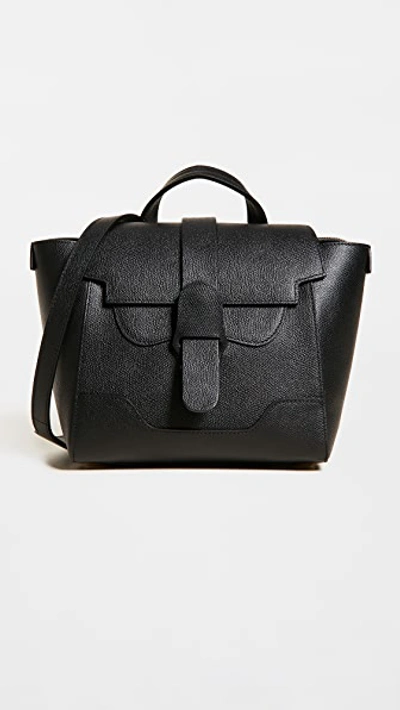 Shop Senreve The Mini Maestra Bag In Noir