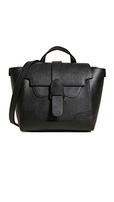 Shop Senreve The Mini Maestra Bag In Noir