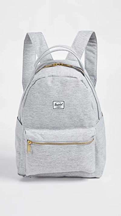 Shop Herschel Supply Co. Nova Mid-volume Backpack Light Grey Crosshatch