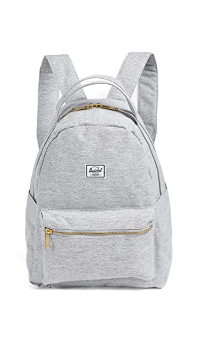 Shop Herschel Supply Co Nova Mid-volume Backpack Light Grey Crosshatch