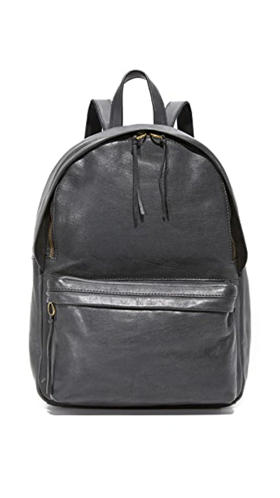 Shop Madewell The Lorimer Backpack True Black One Size