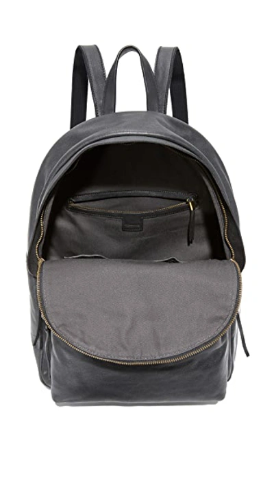 Shop Madewell The Lorimer Backpack True Black One Size