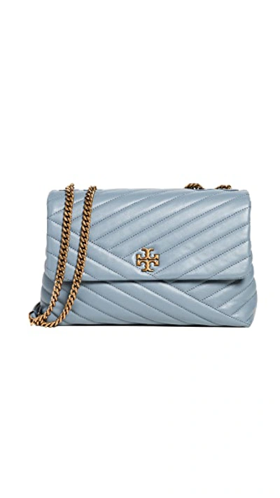 Shop Tory Burch Kira Chevron Convertible Leather Shoulder Bag