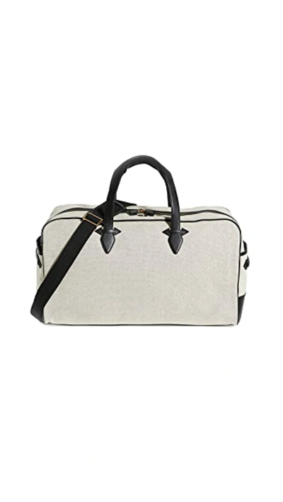 Shop Paravel Grand Tour Duffel In Domino Black