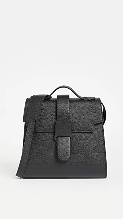 Senreve Mini Alunna Convertible Backpack Satchel Bag In Dolce Charcoal