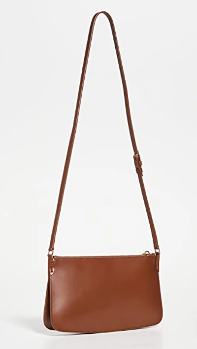 Shop Apc Sac Betty Baguette Bag In Hazelnut