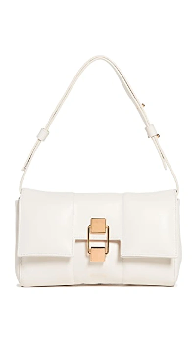 Shop Demellier Midi Alexandria Bag In Off White