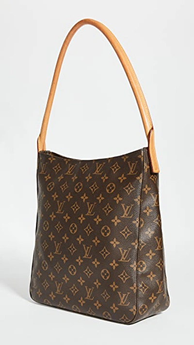 Shop Shopbop Archive Louis Vuitton Looping Gm, Monogram In Brown