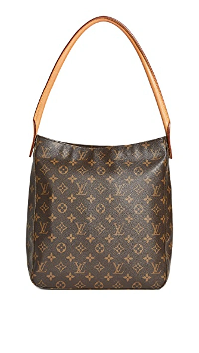 Shop Shopbop Archive Louis Vuitton Looping Gm, Monogram In Brown