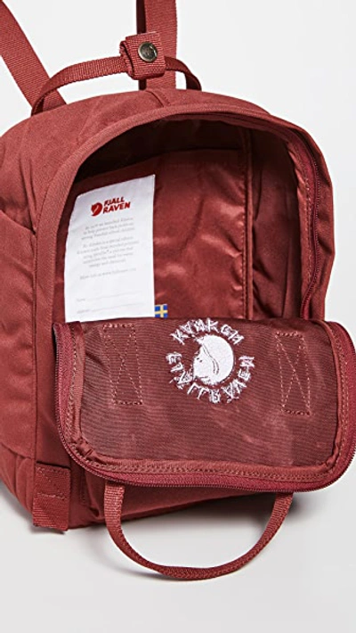 Shop Fjall Raven Re-kanken Mini In Ox Red