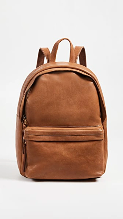 Shop Madewell The Lorimer Backpack In English Saddle