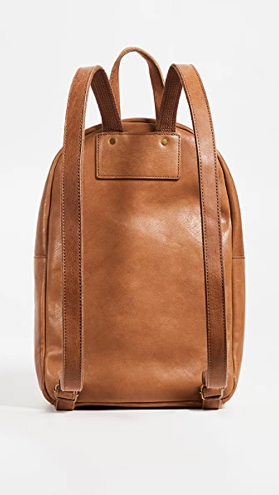 Shop Madewell The Lorimer Backpack In English Saddle