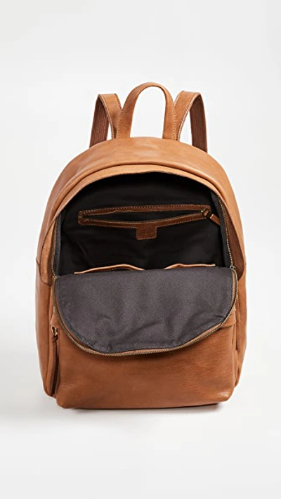 Shop Madewell The Lorimer Backpack In English Saddle