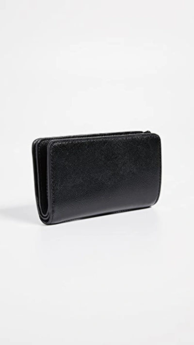 Marc Jacobs Black Snapshot Compact Wallet
