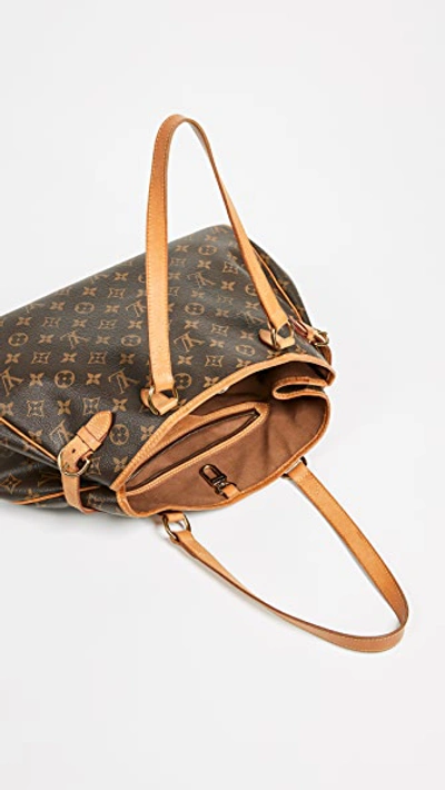 Pre-owned Louis Vuitton Monogram Batignolles Horiz Bag In Brown