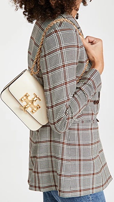 Tory Burch Eleanor Small Convertible Shoulder Bag In New Cream