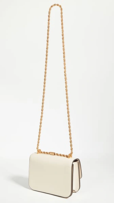 Tory Burch Eleanor Small Convertible Shoulder Bag In New Cream