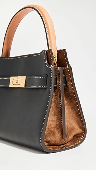 Tory Burch Petite Lee Radziwill Double Bag Black
