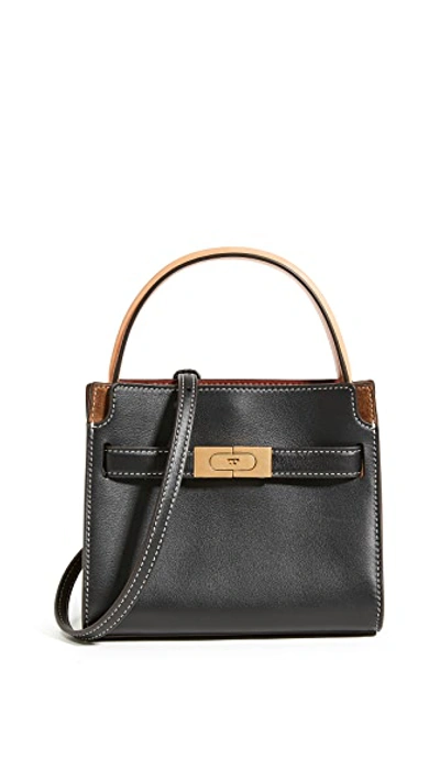 Tory Burch Petite Lee Radziwill Double Bag Black