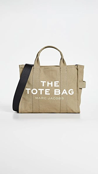 Marc Jacobs Small Traveler Canvas Tote In Slate Green