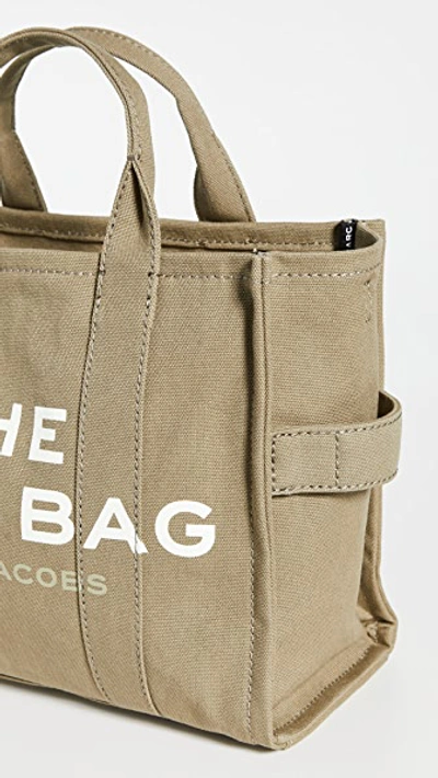 Marc Jacobs Small Traveler Canvas Tote In Slate Green