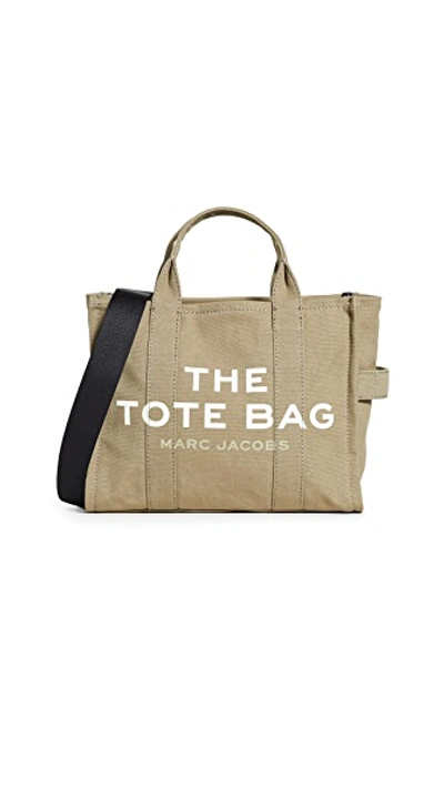 Marc Jacobs Small Traveler Canvas Tote In Slate Green