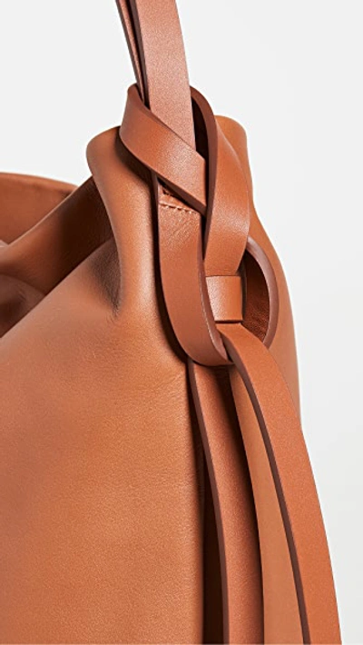 Brodie Leather Shoulder Bag In Brown