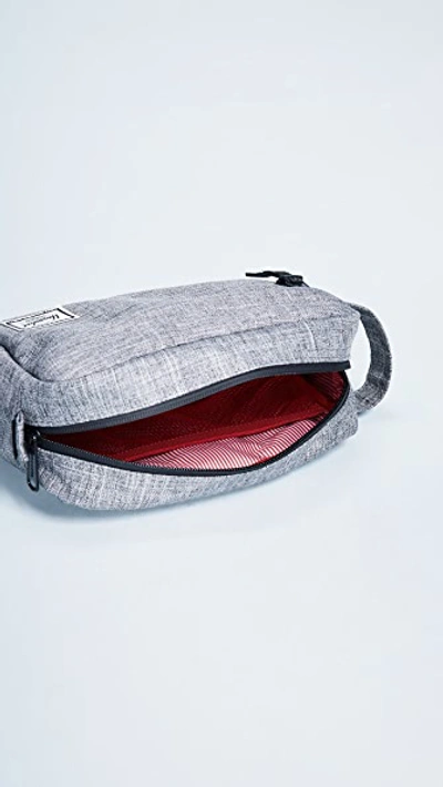 Shop Herschel Supply Co. Chapter Carry On Travel Kit In Raven Crosshatch
