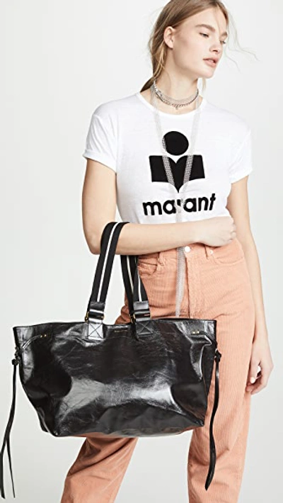 Shop Isabel Marant Wardy New Bag In Black