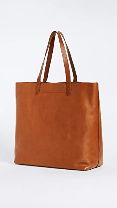 Shop Madewell The Transport Tote English Saddle