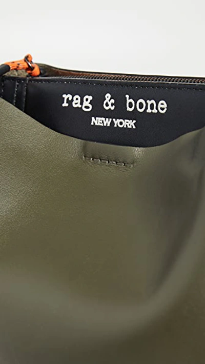 Shop Rag & Bone Passenger Crossbody Bag Olive Night/black One Size