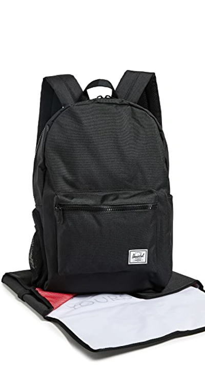 Shop Herschel Supply Co. Settlement Sprout Diaper Backpack Black