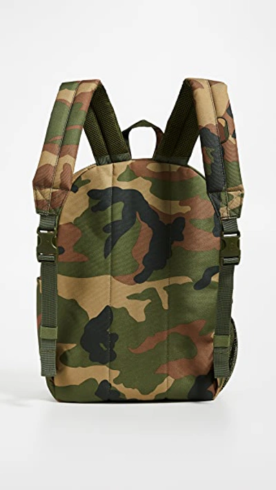 Shop Herschel Supply Co Settlement Sprout Diaper Backpack In Woodland Camo