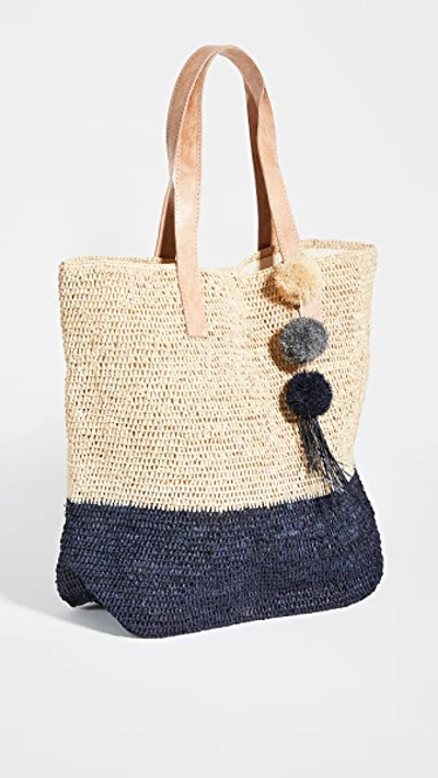 Shop Mar Y Sol Montauk Tote In Navy