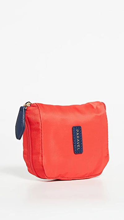 Shop Paravel Mini Fold Up Backpack In Bebop Red